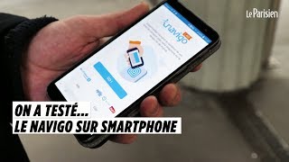 On a testé le pass Navigo sur smartphone [upl. by Ainnek101]