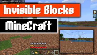 How to Remove Invisible Barrier Blocks in Minecraft [upl. by Hedvige]