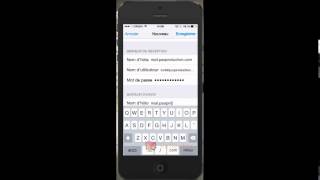 Serveur Mail  Paramétrer son iPhone [upl. by Lamahj]