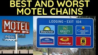 Best amp Worst Motel Chains [upl. by Toddie779]