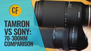 Tamron vs Sony  70300mm zoom lens comparison [upl. by Ontine453]