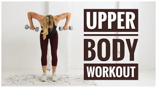 Full UPPER BODY Workout  TONING  STRENGTH [upl. by Sidonie]