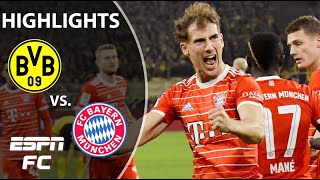 Borussia Dortmund vs Bayern Munich  Bundesliga Highlights  ESPN FC [upl. by Misa]