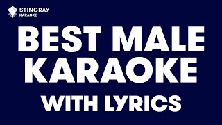 MEGA HITS BEST MALE KARAOKE WITH LYRICS  Maroon 5 Pharrell Williams Sam Smith Lil Nas [upl. by Annatsirhc]