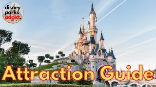 Disneyland Paris ATTRACTION GUIDE  All Rides  Shows [upl. by Alexandre]