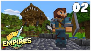 Empires SMP  Librarian Villager Trading Hall  Ep2 Minecraft 117 Survival Lets Play [upl. by Hajin]