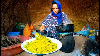 Moroccan Village Food  PRIMITIVE COOKING in Rural Morocco RARE HomeCooked Amazigh Food [upl. by Akener685]