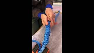 Splicing Winch Rope [upl. by Lanna]