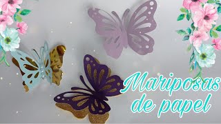 COMO HACER MARIPOSAS DE PAPEL [upl. by Chow121]