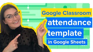 Google Classroom Attendance template automated dashboard [upl. by Josephine682]