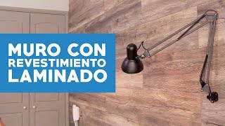 ¿Cómo remodelar un muro con revestimiento laminado [upl. by Imef]