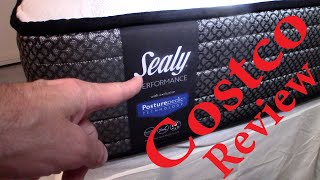 Costco Sealy Posturepedic Performance FIRM Mattress Review 2023 [upl. by Eniac]