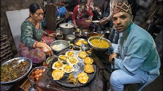 Trying The Most Unique Nepali Street Food [upl. by Gabriellia]