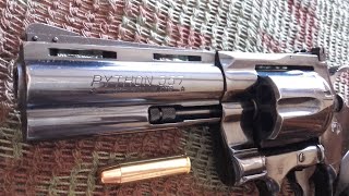 Tir Colt Python 4 pouces 357 Magnum [upl. by Akiram]