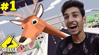 DEER SIMULATOR MOBILE GAMEPLAY 1 [upl. by Nelleoj570]