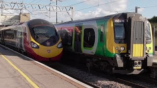 Trains at Milton Keynes Central  030816 [upl. by Ydnor361]