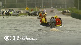 Hurricane Florence cuts off Wilmington North Carolina [upl. by Ruprecht801]