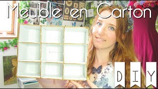 DIY  MEUBLE DE RANGEMENT EN CARTON ARCHI SIMPLE [upl. by Attenwahs]