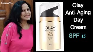 AntiAging Cream Review  OLAY TOTAL EFFECTS 7 IN ONE DAY CREAM – GENTLE SPF 15  Gorgeous You [upl. by Edurtreg137]