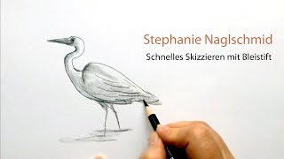 Urban Sketching  Schnelle Bleistiftskizze [upl. by Seed]