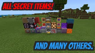 All Secret Blocks and Items in Minecraft [upl. by Eudocia]