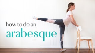 how to do an arabesque  balletnow [upl. by Gelb]