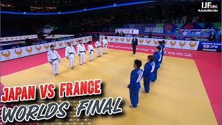 Judo Worlds 2022 FINAL JAPAN vs FRANCE Teams Event [upl. by Niliak]