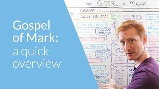 Gospel of Mark a Quick Overview  Whiteboard Bible Study [upl. by Kolb]