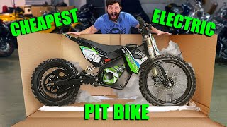 I BOUGHT the CHEAPEST ELECTRIC Pit Bike on the Internet [upl. by Romeu]