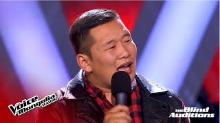 DashnyamE  quotBusguiquot  Blind Audition  The Voice of Mongolia S2 [upl. by Lasyrc936]