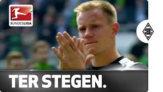 Tearful Ter Stegen Waves Goodbye to Mönchengladbach [upl. by Kolodgie]