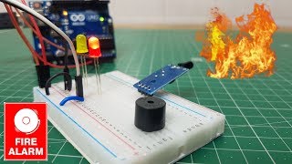 Arduino Flame Sensor  Fire Detector [upl. by Assisi116]