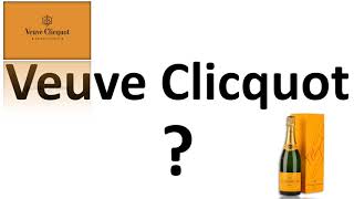 How to say Veuve Clicquot CORRECTLY French Champagne Pronunciation [upl. by Seaddon]