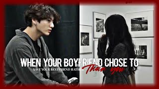 「 When your boyfriend chose to save your bestfriend rather than you 」⚘ Jungkook ff oneshot [upl. by Einahpetse]