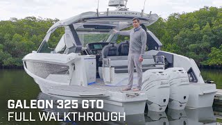 Galeon 325 GTO  Full InDepth Walkthrough [upl. by Katlin392]