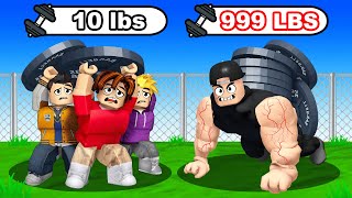 Lifting 2524186 Pounds in Roblox [upl. by Dearr]