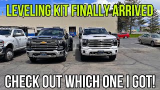 My Leveling Kit Finally Came In For My 2024 Chevy Silverado 3500 [upl. by Streeto152]