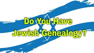 Do You Have Jewish Genealogy  Ancestral Findings Podcast [upl. by Aivartal]