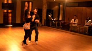 Panagiotis and Mirto salsa workshop [upl. by Amerd]