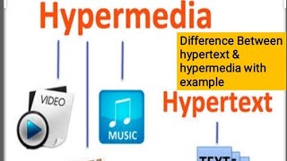 Difference between hypertext and hypermedia with exampleEcommerce for Bcom2nd SEM [upl. by Anyahc]