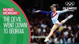 Dominique Moceanus Floor Routine with Devil Went Down to Georgia  Music Monday [upl. by Leima]