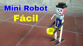 Como Hacer Un Robot Casero En 3 Minutos  Súper Fácil [upl. by Tdnerb]