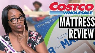 Costco Mattress Review  Novaform 8inch Memory Gel  BUNK BED MATTRESS  UNBOXING [upl. by Irmgard350]