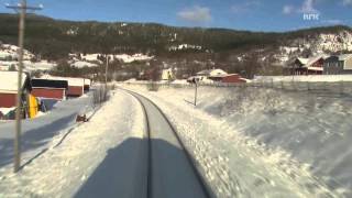 Cab Ride Norway  Trondheim  Bodø Winter Nordland Line [upl. by Trow68]