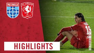 HIGHLIGHTS  PEC Zwolle  FC Twente 10042021 [upl. by Rawdin404]