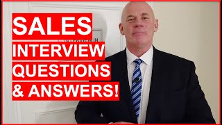 SALES Interview Questions amp Answers How to PASS a Sales Interview [upl. by Nileuqaj]