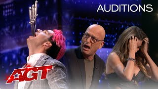 The AGT Judges Pull Swords out of Brett Loudermilk  Americas Got Talent 2020 [upl. by Reppep315]