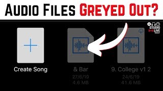 How to use WAV amp MP3 files in your GarageBand iOS projects [upl. by Eiramik1]