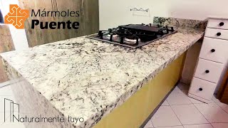 Instalación de cocina Granito blanco antico [upl. by Cathe]