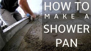 How to Make a Shower Pan [upl. by Prud581]